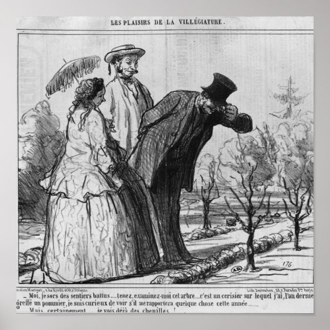 Pôster Les Plaisirs de la Villegiature (Frente)