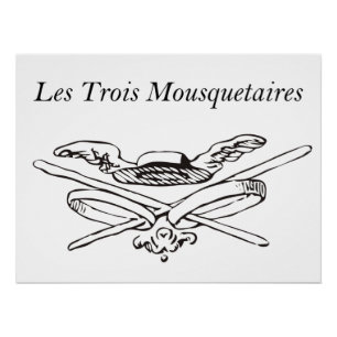 Pôster Les Trois Mousquetaires - Os Três Mosqueteiros
