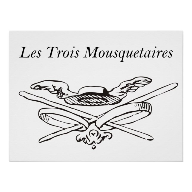 Pôster Les Trois Mousquetaires - Os Três Mosqueteiros (Frente)
