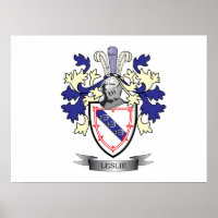Leslie Family Crest Casaco de Armas