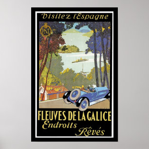 Pôster l'Espagne de Visitez (espanha da visita)