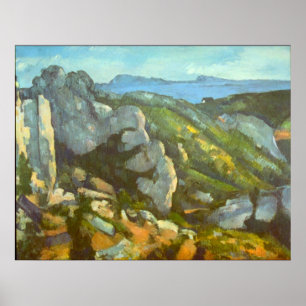 Pôster L'Estaque by Paul Cezanne