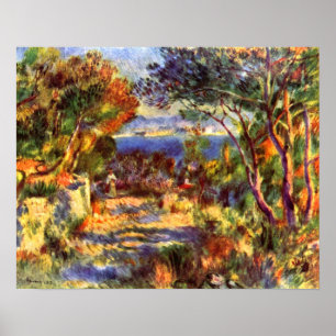 Pôster L'Estaque de Pierre Renoir, Impressionismo Vintage