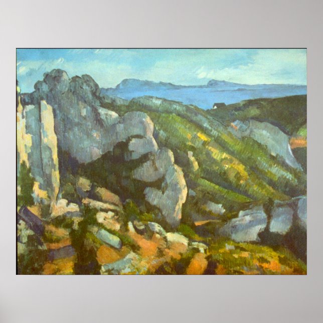 Pôster L'Estaque por Paul Cezanne (Frente)