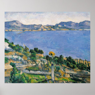 Poster L'Estaque, Vista da Baía de Marselha