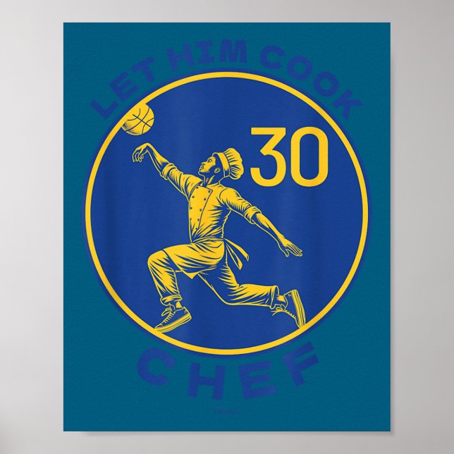 Poster Let The Chef Cook Funny Basketball Court Legend Mo (Frente)