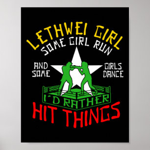 Poster Lethwei Girl Burmese Boxer Mulheres Myanmar Boxer