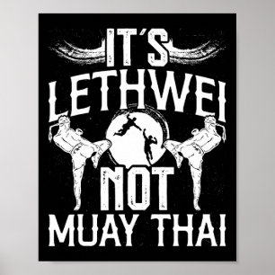 Poster Lethwei não Muay Thai Mixal Artes Marciais Birmane