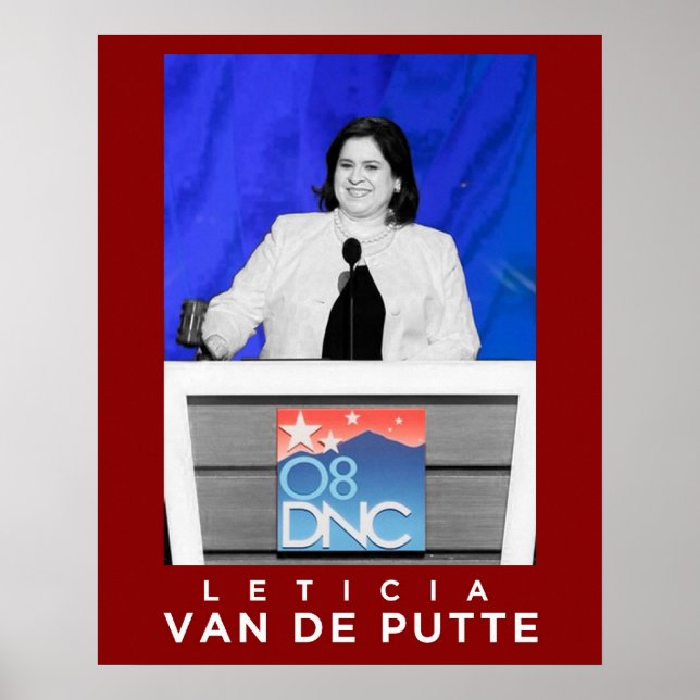 Poster Leticia Van De Putte (Frente)