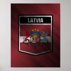 Poster Letónia
