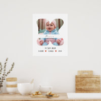 Letra alfabética personalizada do bebê - K - Poste