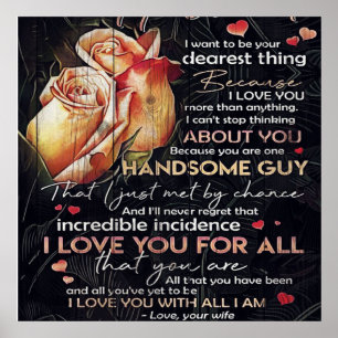 Poster Letra Coca para Marido   Desdecoração Familiar  