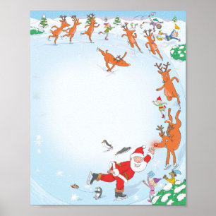 Poster Letra do papai noel (vazio para que você escreva)