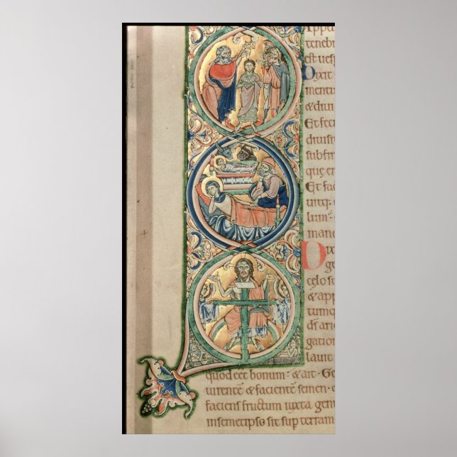 Pôster Letra inicial "I" em princípio (Frente)