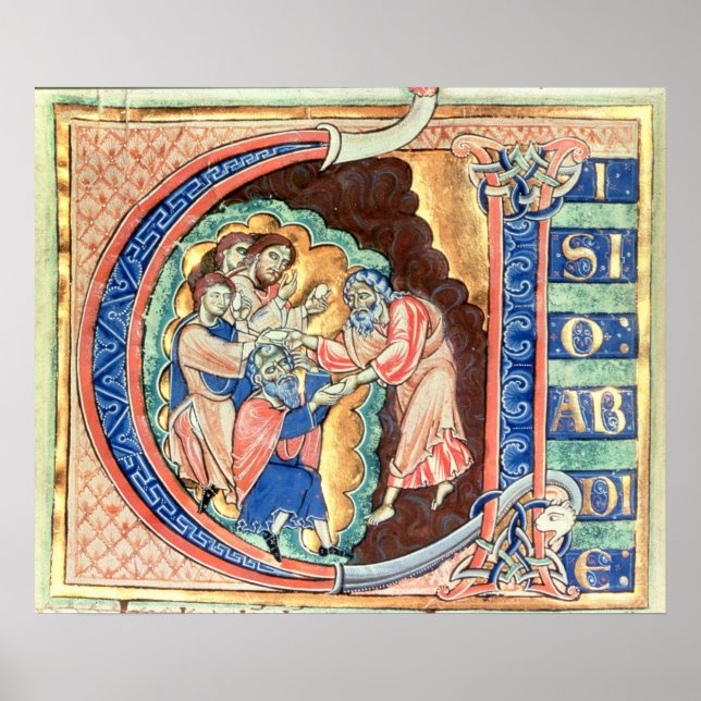 Pôster Letra inicial 'V' Visio Abdie (Frente)