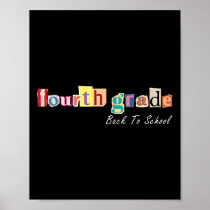 Poster Letra Megazina Professores Do Quarto Grau De Volta