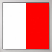 Letra náutica de bandeira marítima internacional