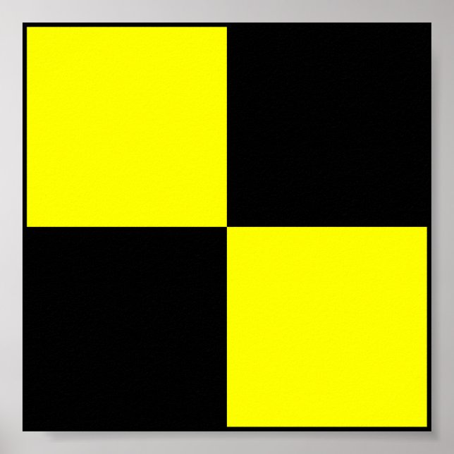 Pôster Letra náutica de bandeira marítima internacional (Frente)