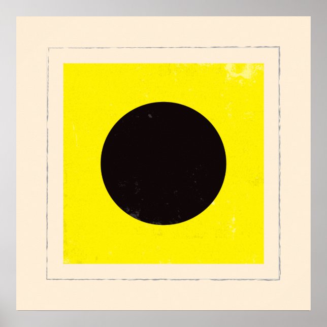 Pôster Letra náutica "I" Sinalizador do sinal (Frente)