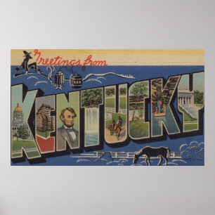 Pôster Letra ScenesKentucky 2 de KentuckyLarge