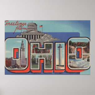 Pôster Letra ScenesOhio de OhioLarge