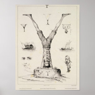 Pôster Letra Y de uma primeira demão do alfabeto