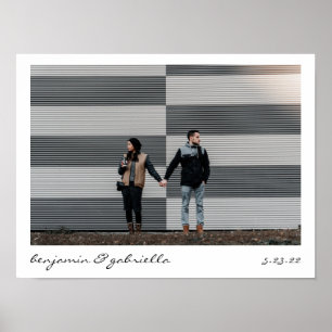 Poster Letras de Letreiro Modernas Minimalistas Foto Casa