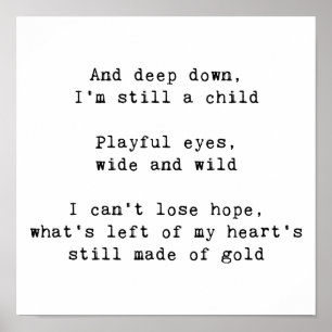 Poster Letras do arco-íris