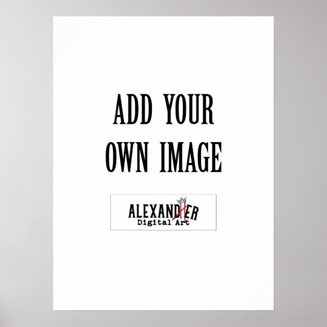 Poster Letras Verticais Grandes (Frente)