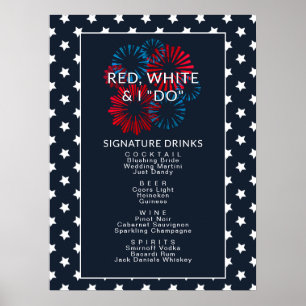 Poster Letreiro de Barra para Churrasco de Casal no Dia 4