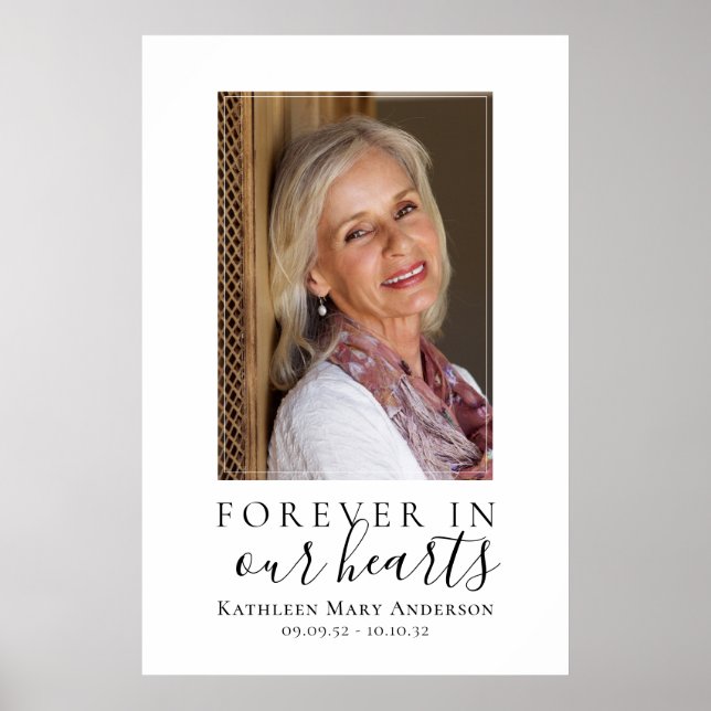 Poster Letreiro de Boas-Vindas para Funeral Simples e Eco (Frente)