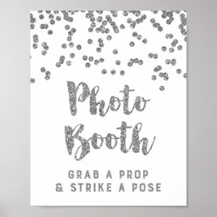 Poster Letreiro de Casamento em Cabine de Fotos com Confe