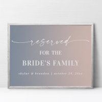 Letreiro de Casamento Família da Noiva Reservado R
