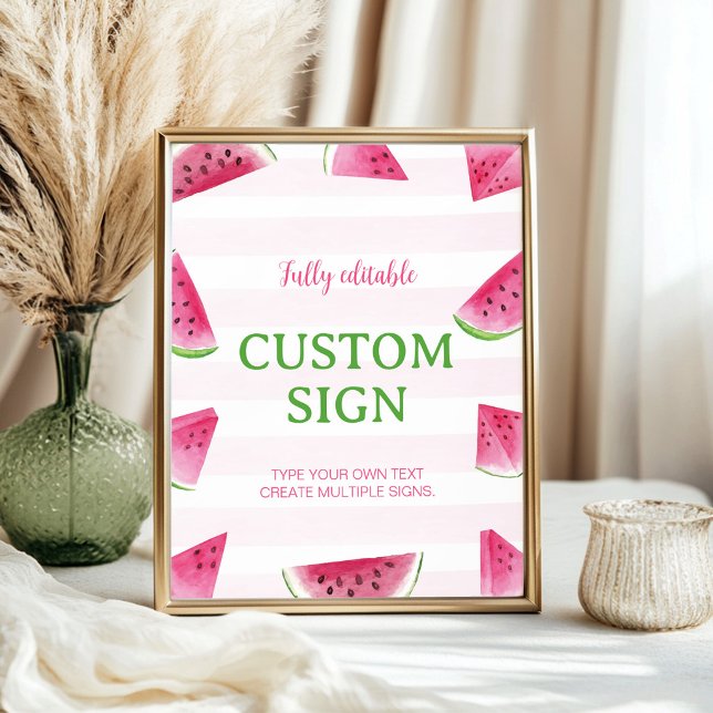 Poster Letreiro de Mesa Personalizado para Festa de Anive (Criador carregado)