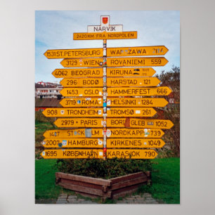 Poster Letreiro de Narvik