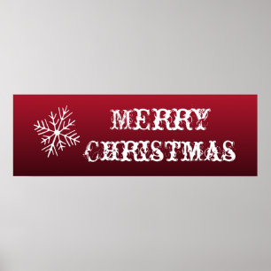 Pôster Letreiro de Natal Parede Cartaz Decoração