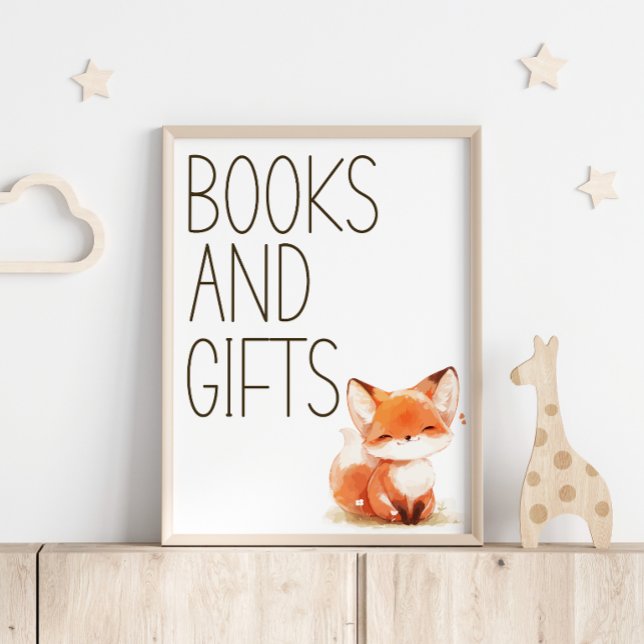 Poster Letreiro de Presentes de Livros para Chá de Bebê P (Criador carregado)