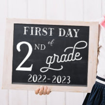 Letreiro do Primeiro Dia de Aula 