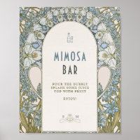 Letreiro Mimosa Vintage 1920