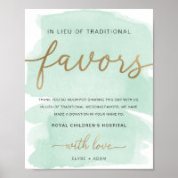 Letreiro Verde Água Pintado à Mão Dourado Em Lugar