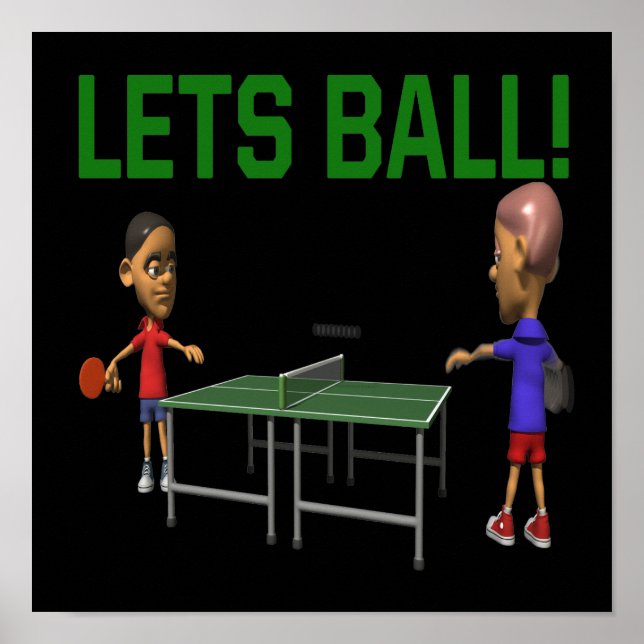 Poster Lets Ball (Frente)