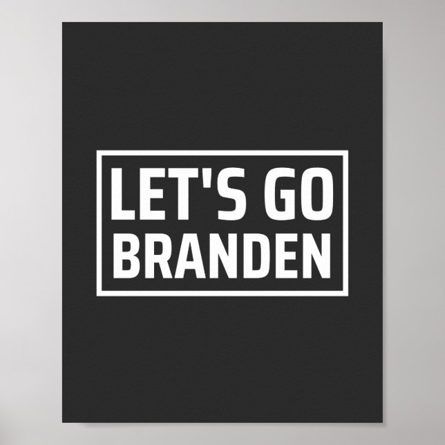 Poster lets go brandEN (Frente)