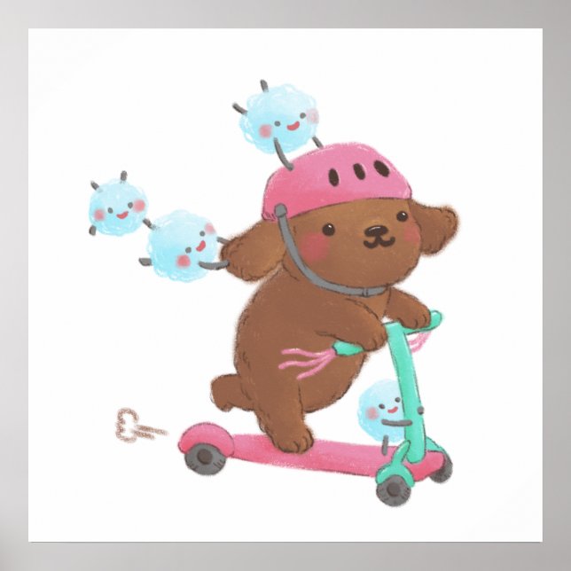 Poster Let's Roll Illustration (Frente)