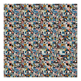Pôster LETTER J STEREOGRAM 20"x20", Semi-Gloss, No Frame