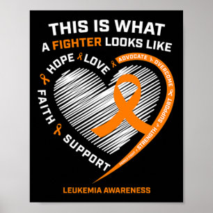 Poster Leucemia Dão presentes a homens mulheres Pai mãe