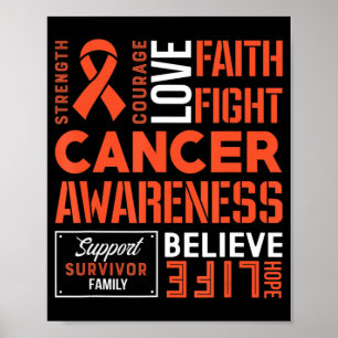 Poster Leucemia Luta Contra o Cancer Fita 3