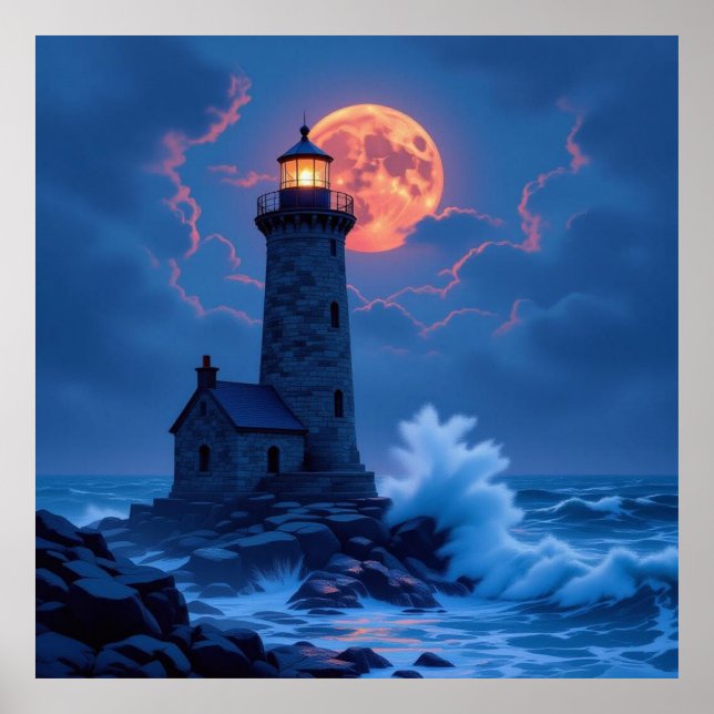 Poster Leuchtturm am Rande der Welt (Frente)