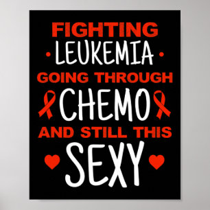 Poster Leukemi, Cancer de Sensibilização e Luta Contra Le