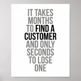 Poster Leva Meses Para Encontrar Um Cliente