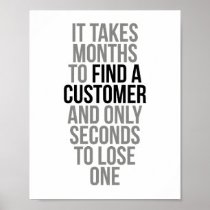 Poster Leva Meses Para Encontrar Um Cliente